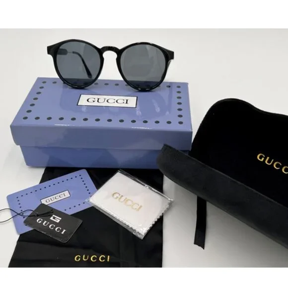 Gucci | Accessories | Nibgucci 681 Retro Round Black  display picture 1